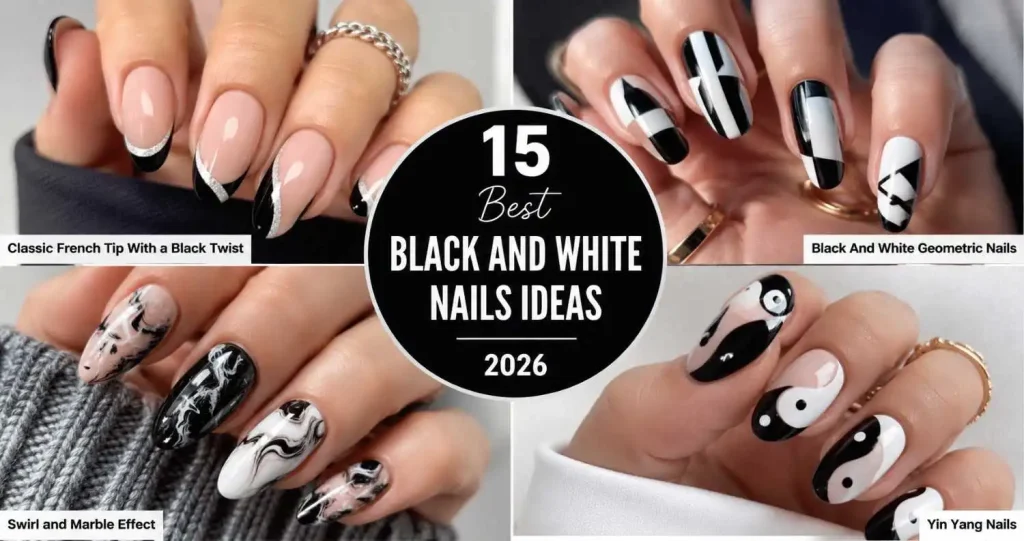 Black-And-White-Nails