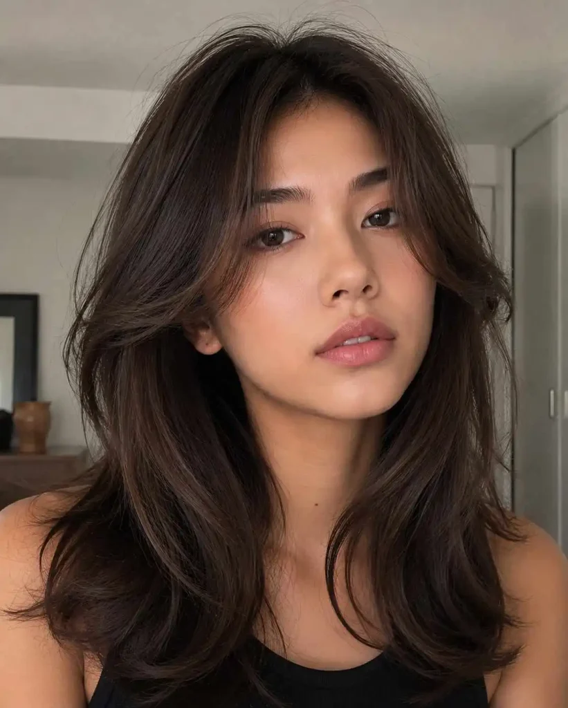 Fluffy and Voluminous Blow-Dry Style