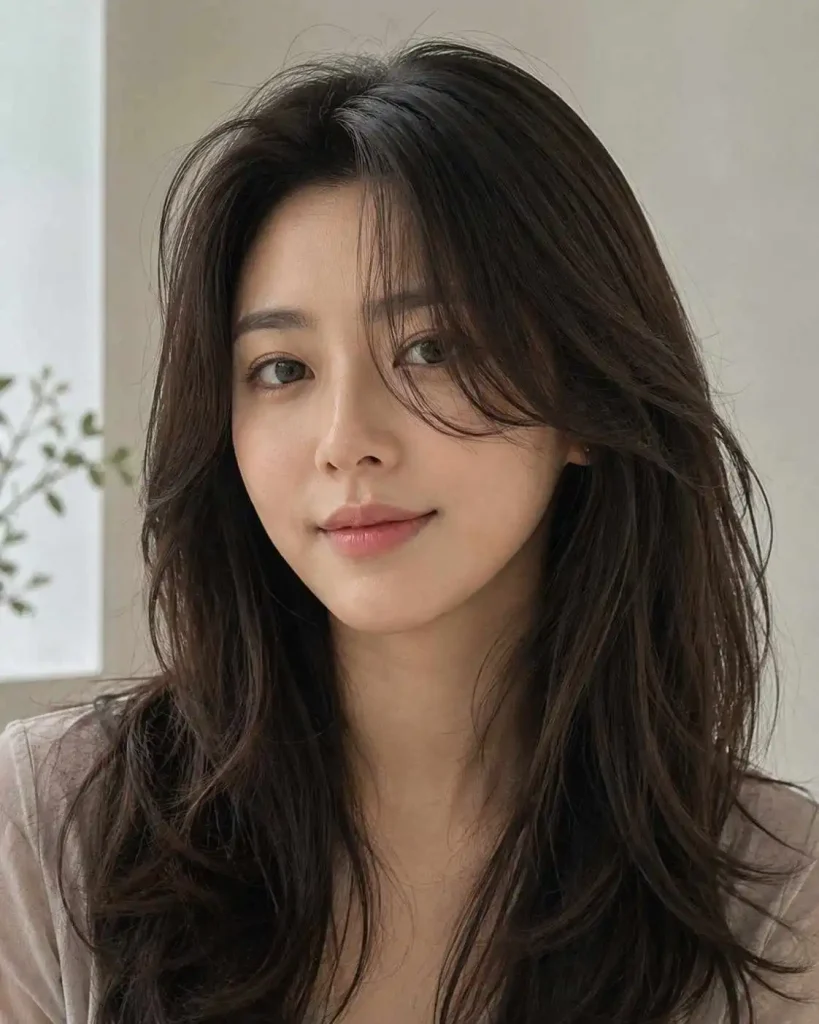 Layered Long Hair With Face Framing