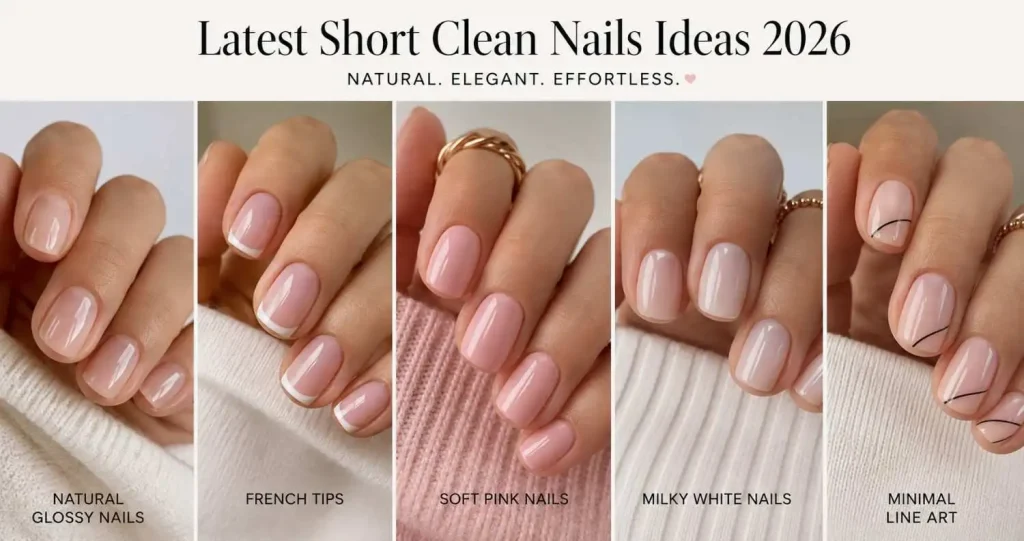 short clean nails