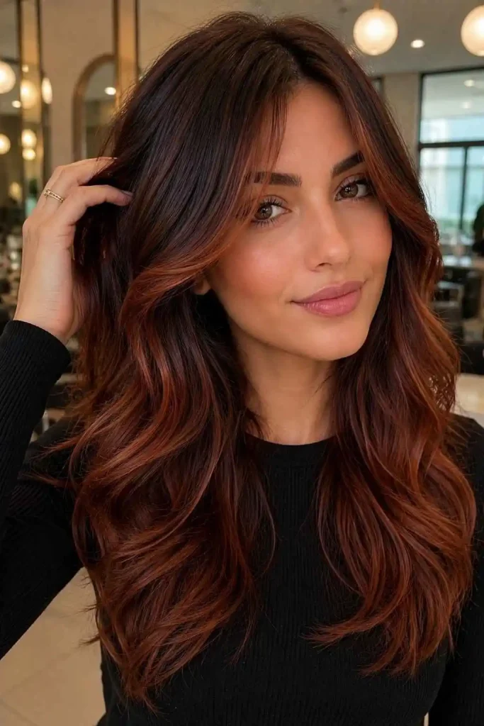 Copper Red Balayage