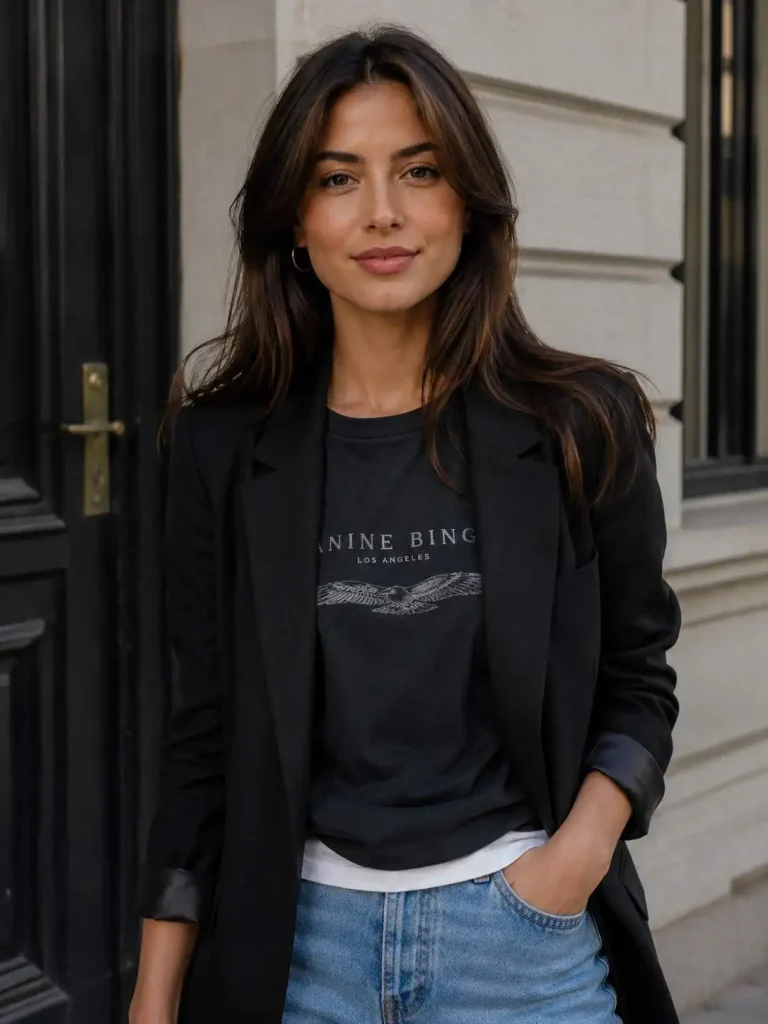 Layered Under a Blazer for Smart-Casual Looks