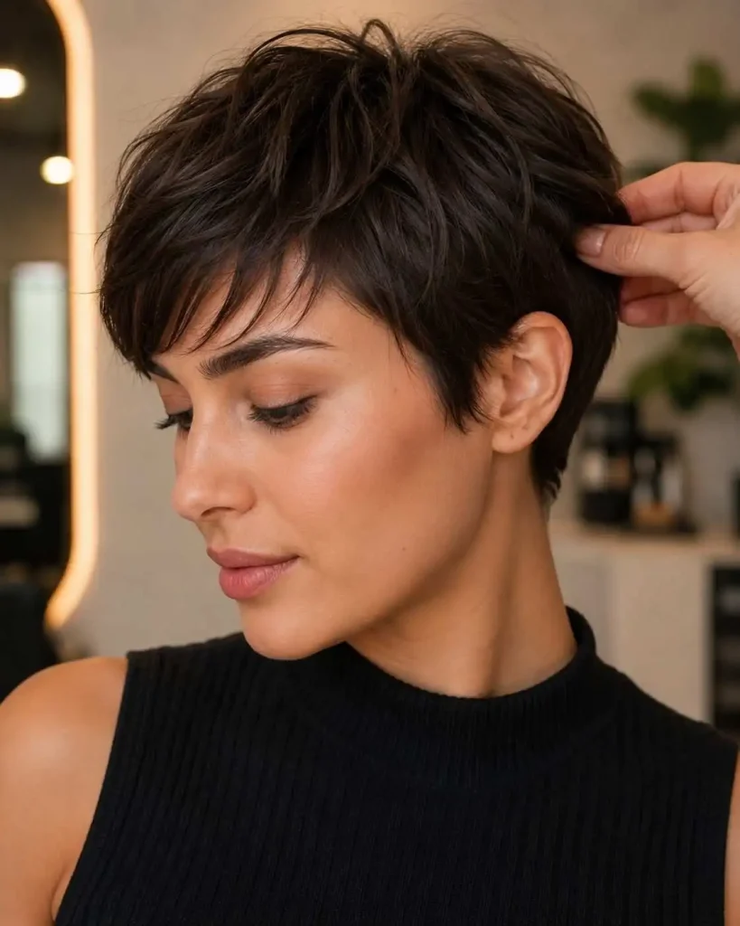 Textured Pixie Cut