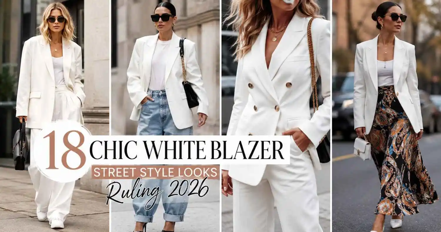 Chic White Blazer Street Style