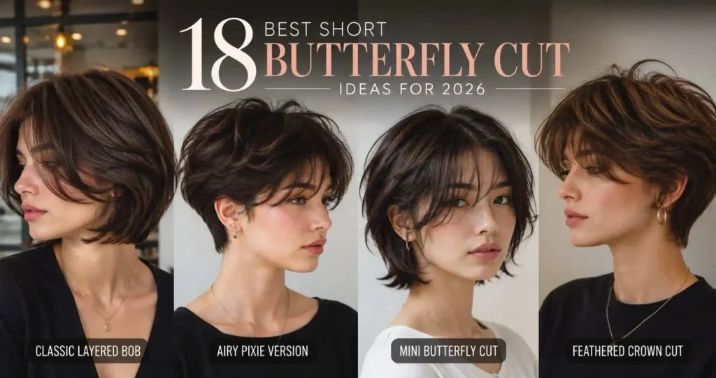 short butterfly cut