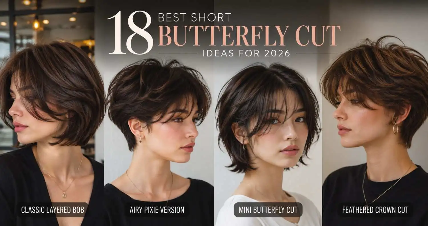 short butterfly cut