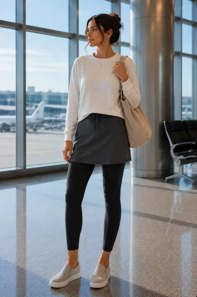 Skirt with Compression Leggings