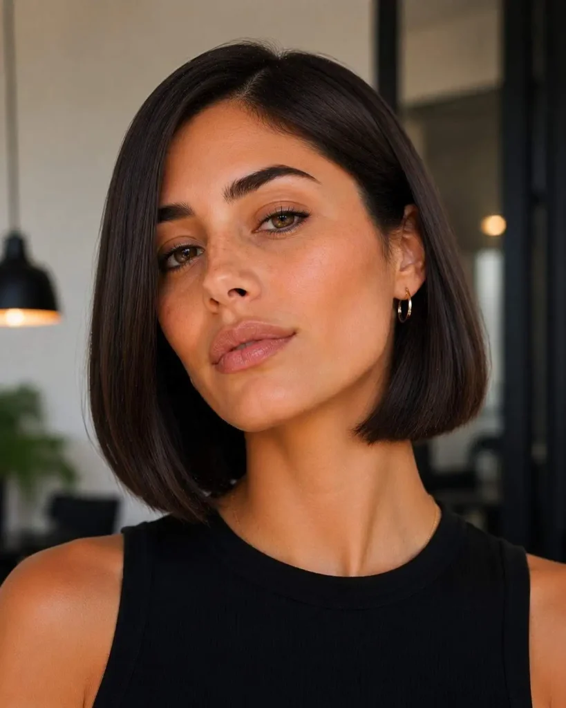 Sleek, Polished Italian Bob
