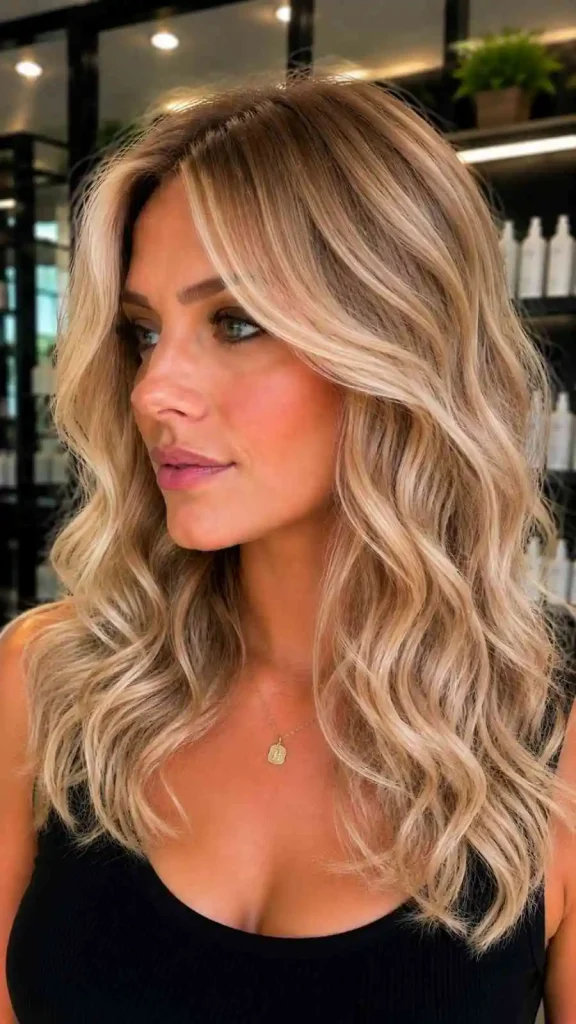 Soft Wheat Blonde Curls