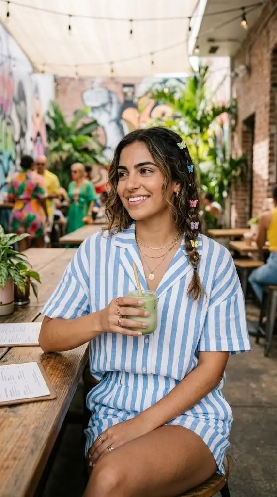 Striped Co-ord for Café Mornings